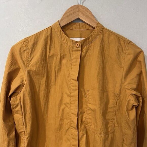 Mijeong Park mustard yellow tunic button up Medium - Picture 3 of 11